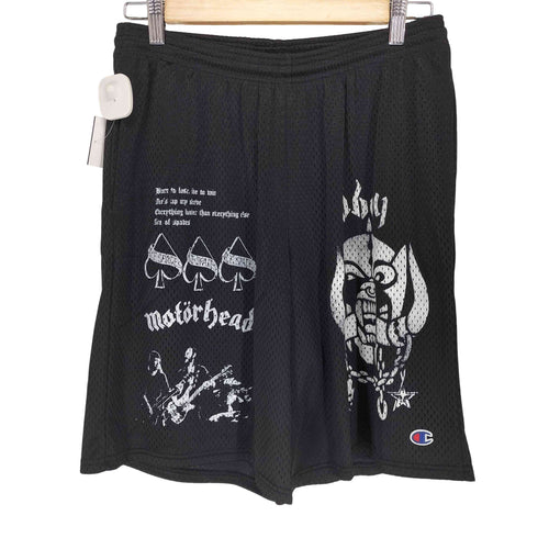 オベイ OBEY Motorhead Printed Mesh Short メンズ