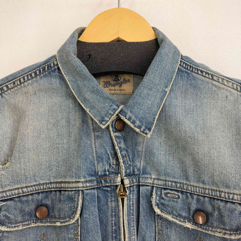 ラングラー Wrangler 別注 24MJZ ジップアップデニムジャケット メンズ
