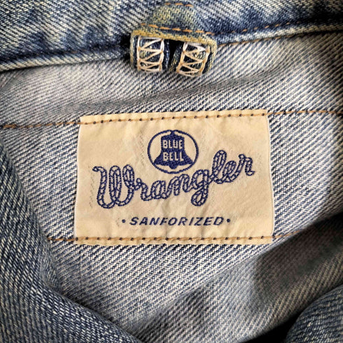ラングラー Wrangler 別注 24MJZ ジップアップデニムジャケット メンズ