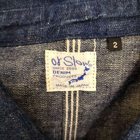 オアスロウ orSlow 50's DENIM COVER ALL デニムカバーオール メンズ JPN:2