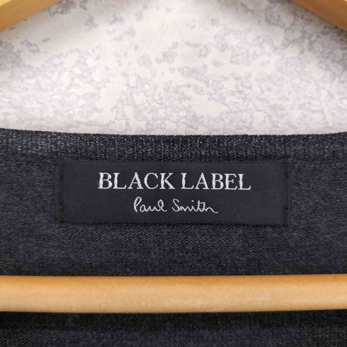 ポールスミスブラックレーベル Paul Smith BLACK LABEL 裾チェックフリル ノーカラーカーディガン レディース XL