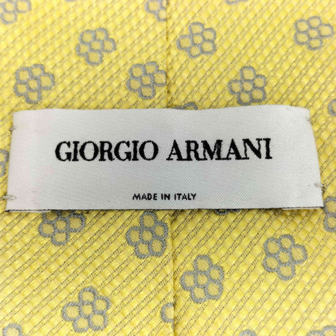 ジョルジオアルマーニ Giorgio Armani 総柄 シルクネクタイ メンズ