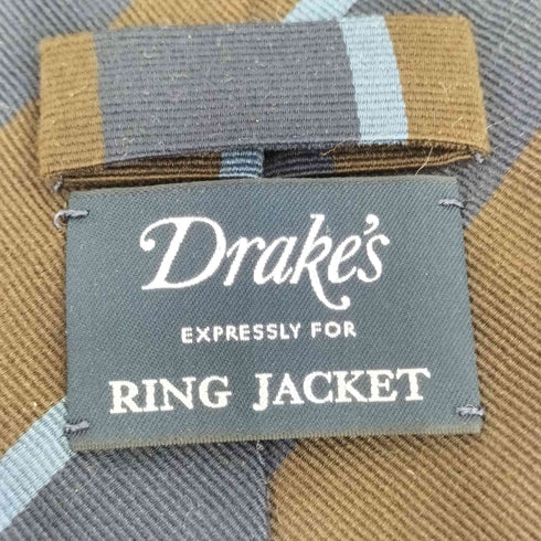 ドレイクス Drakes レジメンタルストライプ ネクタイ メンズ