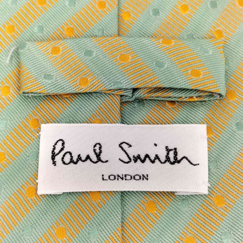 ポールスミスロンドン Paul Smith LONDON ドットストライプ シルクネクタイ メンズ