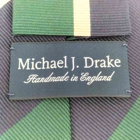 Michael J Drake ストライプネクタイ メンズ