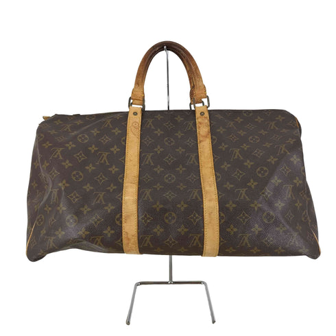 ルイヴィトン LOUIS VUITTON モノグラム キーポル50 ボストンバッグ monogram Keepall 50 boston bag レディース