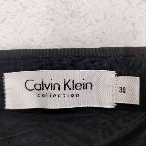 カルバンクライン CALVIN KLEIN 玉虫色 タックスラックス レディース 30