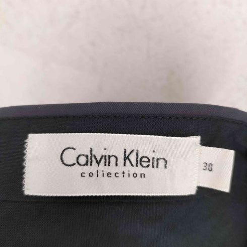カルバンクライン CALVIN KLEIN 玉虫色 タックスラックス レディース 30