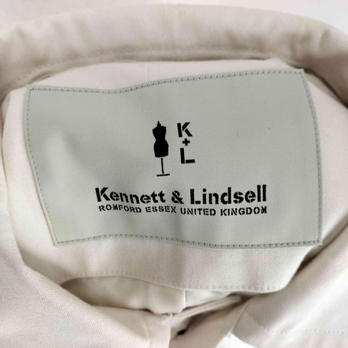 Kennett & Lindsell ventile ベンタイル生地 ステンカラーコート レディース 36