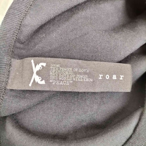 ロアー roar 二丁拳銃 ラメプリント 半袖 Tシャツ チビT Y2K レディース 2