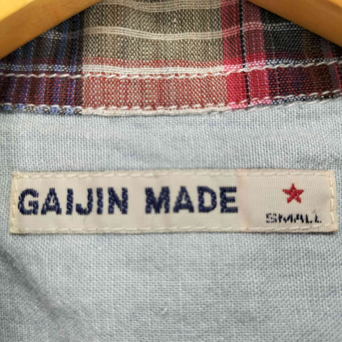 ガイジンメイド GAIJIN MADE チェック柄 半袖 シャツ レディース JPN:S