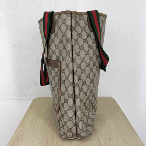 グッチ GUCCI GGスプリーム シェリーライン トートバッグ GGsupreme Sherryline totebag レディース