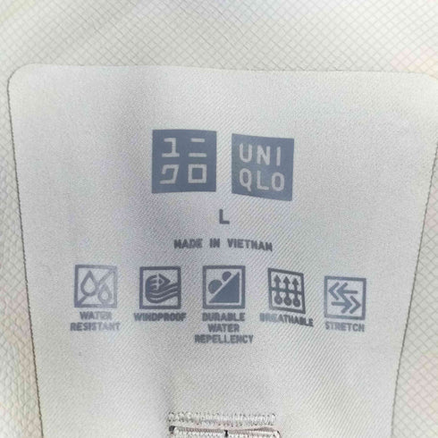 ユニクロ UNIQLO ブロックテックパーカー メンズ L