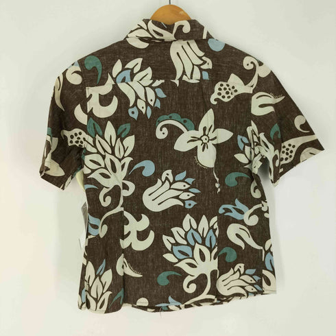 COCONUT JUICE OKINAWA コットン アロハシャツ レディース LL