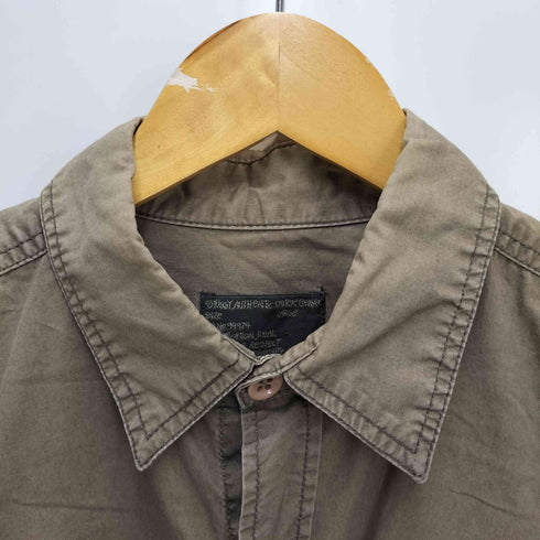ステューシー Stussy 90-00S AUTHENTIC OUTER GEAR ギミック ミリタリーシャツ メンズ import:L
