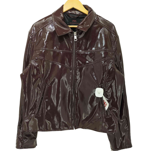 ザラ ZARA SHINY EFFECT JACKET シャイニー エフェクト ジャケット メンズ import:M