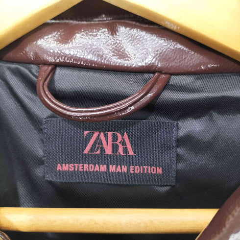 ザラ ZARA SHINY EFFECT JACKET シャイニー エフェクト ジャケット メンズ import:M