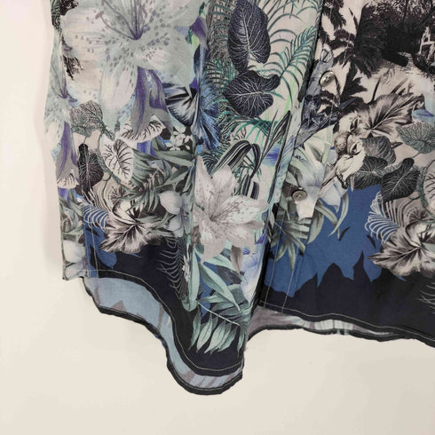 デシグアル Desigual REGULAR 景色プリント 総柄 レーヨン混 シャツ メンズ JPN:L