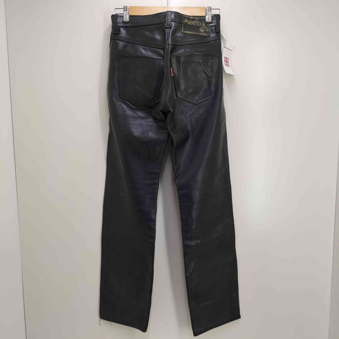 AERO LEATHER STEER HIDE ステアハイド ストレートレザーパンツ メンズ 28