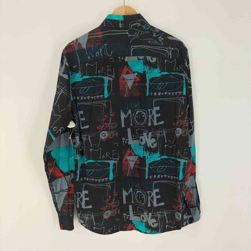 デシグアル Desigual REGULAR 総柄 コットンシャツ メンズ JPN:L