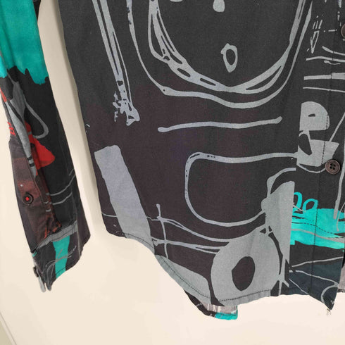 デシグアル Desigual REGULAR 総柄 コットンシャツ メンズ JPN:L