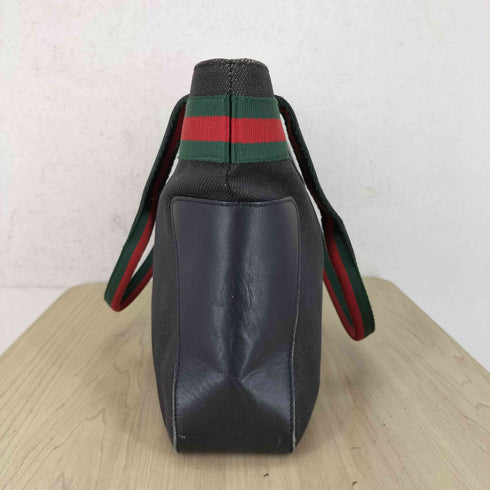 グッチ GUCCI シェリーライン デニム トートバッグ ハンドバッグ Shelleyline denim totebag handbag レディース