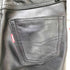 AERO LEATHER HOUSE HIDE ホースハイド ストレートレザーパンツ メンズ 28