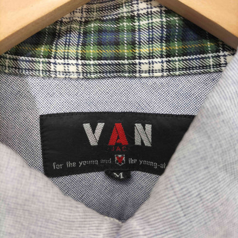 ヴァン VAN 三点留め オックスフォード ボタンダウン シャツ メンズ JPN:M