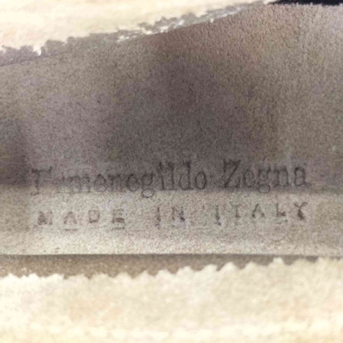 エルメネジルドゼニア Ermenegildo Zegna イタリア製 リアルスウェード モカシンシューズ メンズ 7