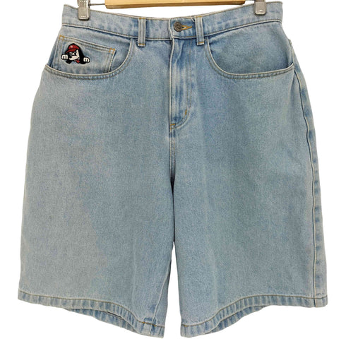 センチメーター centimeter wide denim half pants ワイド デニム ハーフ パンツ メンズ JPN:M