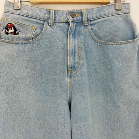 センチメーター centimeter wide denim half pants ワイド デニム ハーフ パンツ メンズ JPN:M