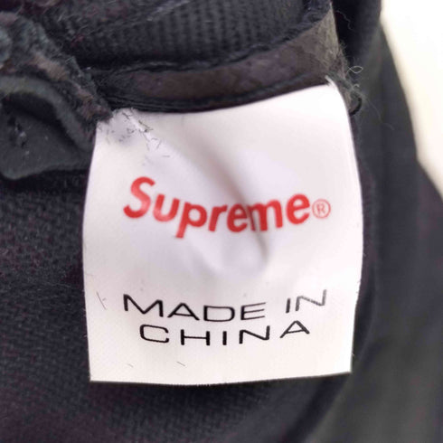 シュプリーム Supreme 20AW ロゴ刺繍 6パネル コーデュロイキャップ メンズ