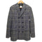 ザラ ZARA DOUBLE BREASTED CHECK THREE QUARTER LENGTH COAT メンズ import:M