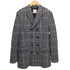 ザラ ZARA DOUBLE BREASTED CHECK THREE QUARTER LENGTH COAT メンズ import:M