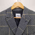 ザラ ZARA DOUBLE BREASTED CHECK THREE QUARTER LENGTH COAT メンズ import:M