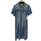 エイチアンドエム H&M FEATHER SOFT FLARED-SKIRT DENIMU DRESS レディース M
