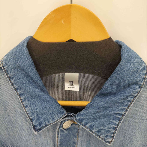 エイチアンドエム H&M FEATHER SOFT FLARED-SKIRT DENIMU DRESS レディース M