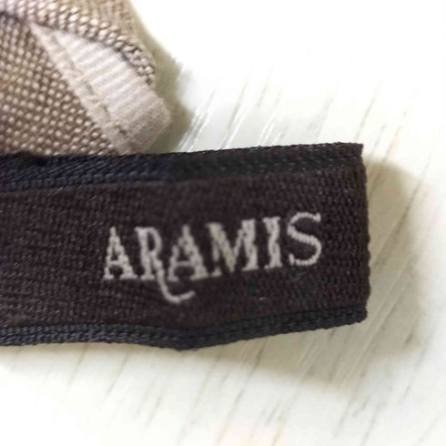 アラミス ARAMIS リネン100 ハイネック ストリング ノースリーブ ワンピース レディース 42