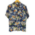 Hawaiian History Book 和柄 Japanese pattern レーヨン アロハシャツ メンズ M