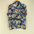Hawaiian History Book 和柄 Japanese pattern レーヨン アロハシャツ メンズ M