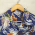 Hawaiian History Book 和柄 Japanese pattern レーヨン アロハシャツ メンズ M