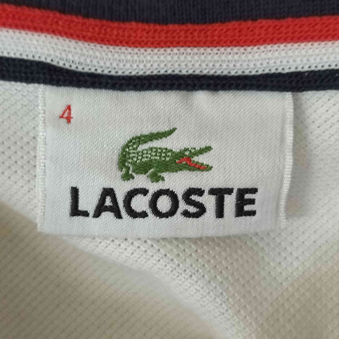 ラコステ LACOSTE ワンポイントロゴ刺繍 S/S ポロシャツ レディース US:4