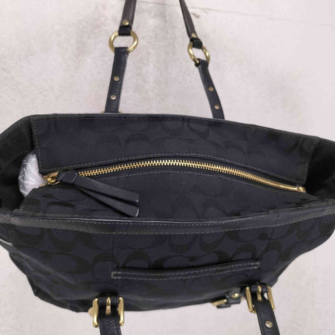 コーチ COACH シグネチャー キャンバス ハンドバッグ レディース