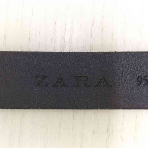 ザラ ZARA デザイン レザーベルト メンズ 95