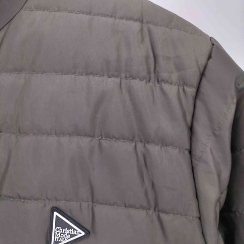 Christian Mode ロゴプレート 中綿ジャケット メンズ import:M