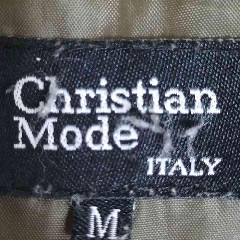 Christian Mode ロゴプレート 中綿ジャケット メンズ import:M