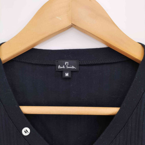 ピーエスポールスミス PS Paul Smith ストライプ ヘンリーネック Tシャツ メンズ import:M