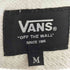 バンズ VANS フロントロゴプリントスウェット メンズ M