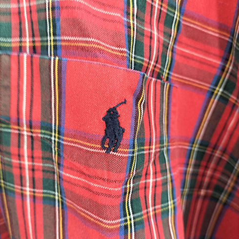 ポロバイラルフローレン Polo by RALPH LAUREN チェック柄 BIG SHIRT メンズ XL