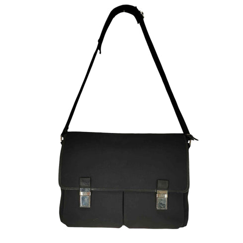 グッチ GUCCI キャンバス × レザー メッセンジャーバッグ canvas leather messenger bag レディース